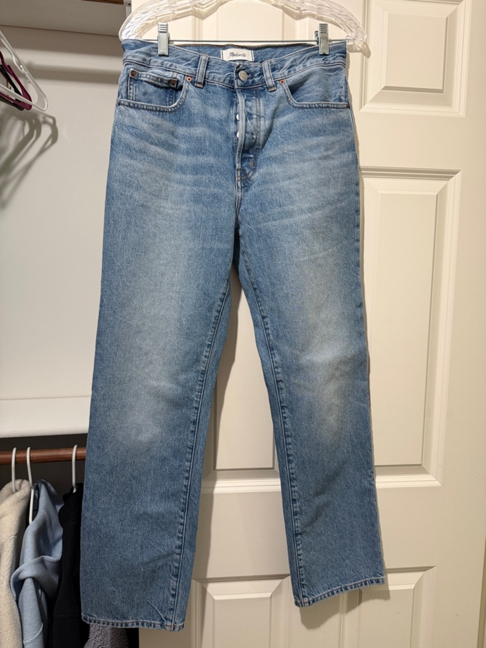 Madewell Light Blue Straight Leg Jeans